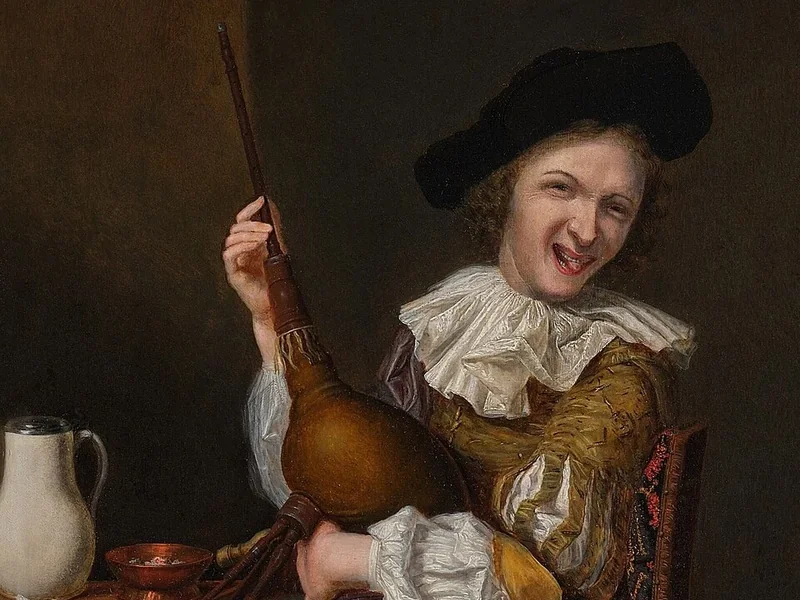 1653-Jan Tilius - Il pifferaio allegro